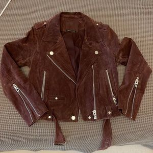BLANK NYC Suede Moto Jacket